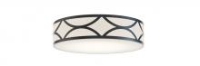 AFX Lighting, Inc. LAKF16LAJUDBK - Lake 16'' LED Flush Mount, 30W, 120-277V, BK