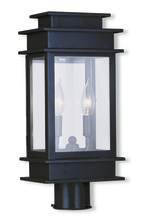 Livex Lighting 2015-07 - 2 Light Bronze Outdoor Post Lantern