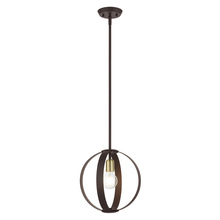 Livex Lighting 46413-07 - 1 Lt Bronze Pendant