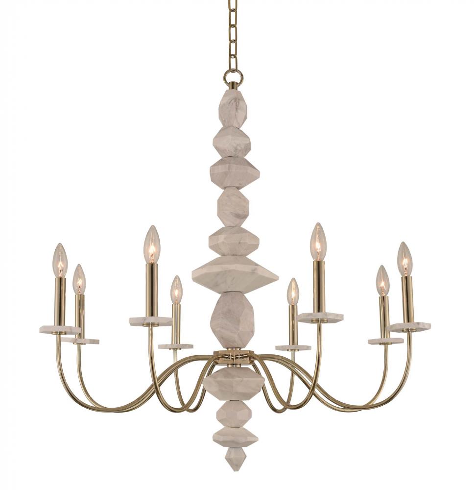 Carrara 8 Light Chandelier