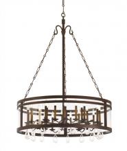 Kalco 5799BZ - Morris 24 Light Chandelier