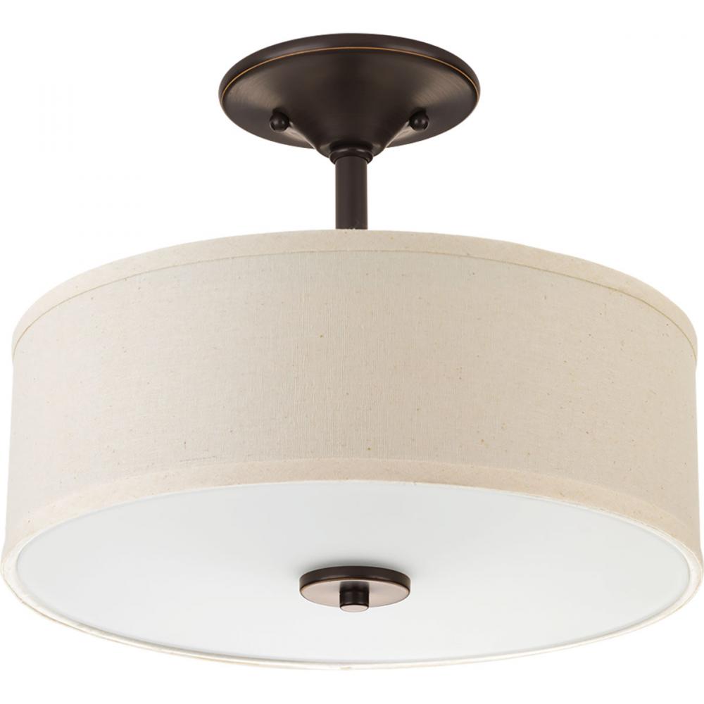 Inspire Collection Two-Light 13" Semi-Flush