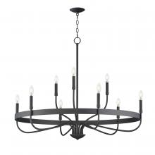 Maxim 14499BK - Frankie-Single-Tier Chandelier