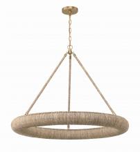 Crystorama OAK-7538-SG - Oakley Integrated LED Soft Gold Chandelier