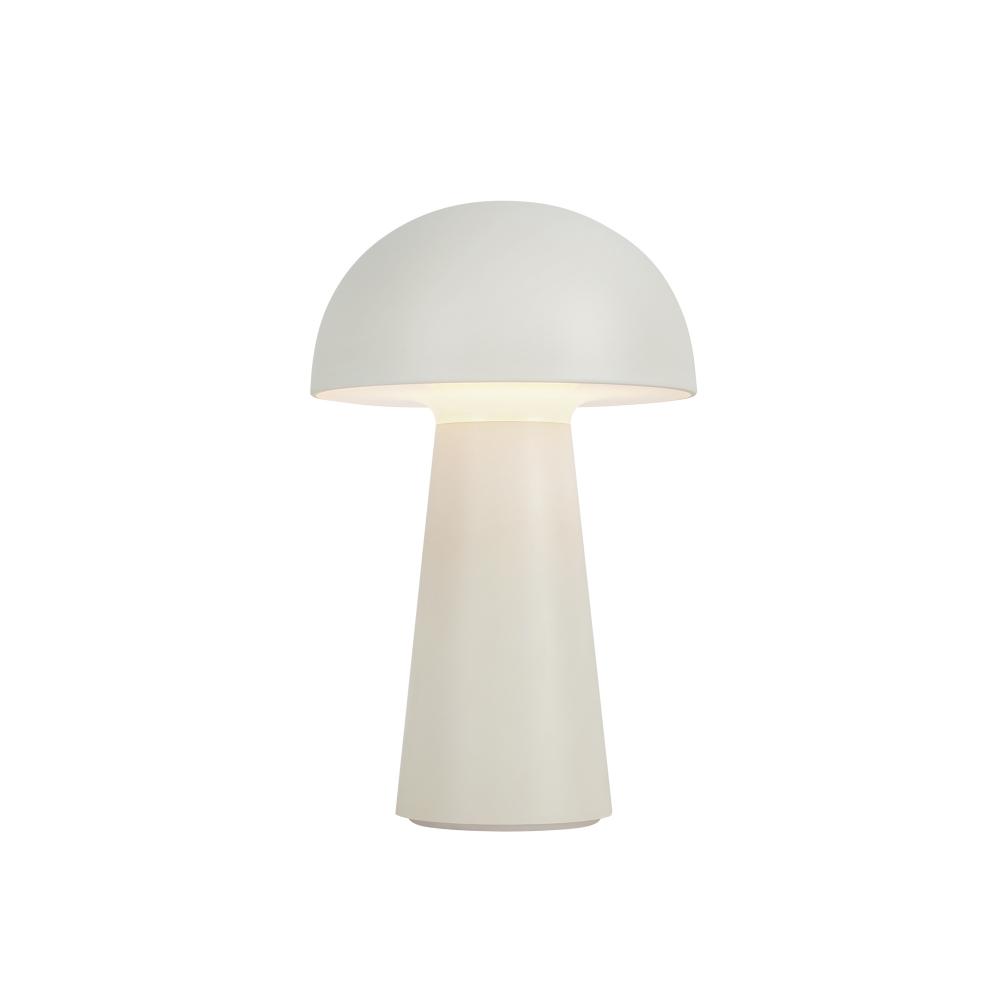 Asher 5-in Cream LED Table Lamp