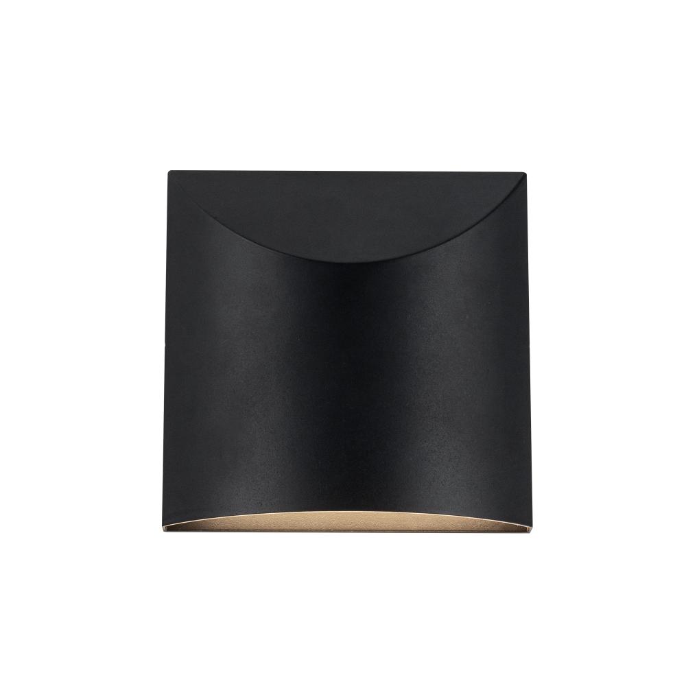 Lenox 8-in Black LED Exterior Wall Sconce