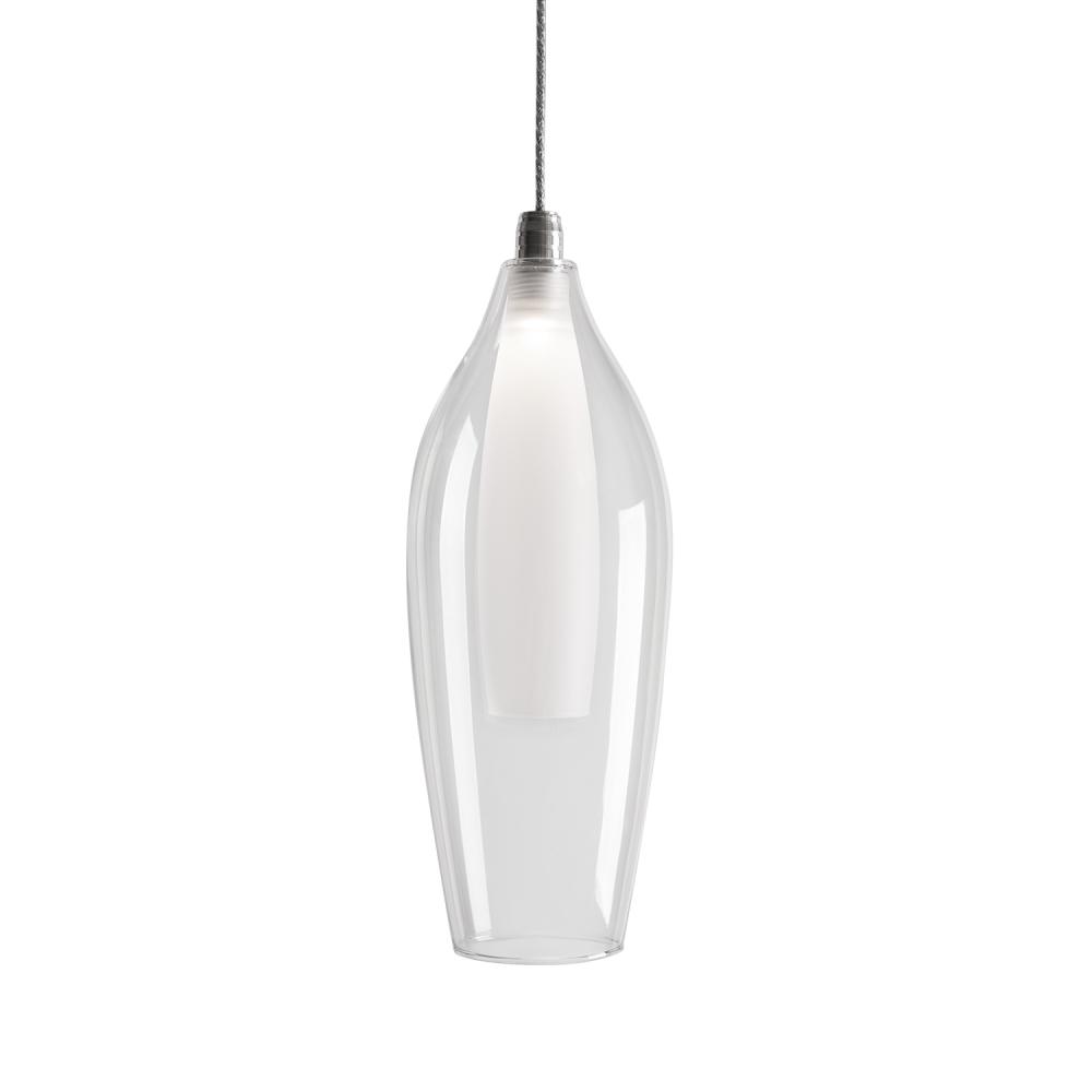 Victoria 4-in Chrome LED Pendant