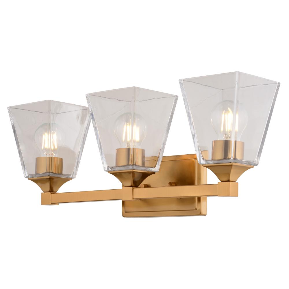 Wallingford 22.5-in. W Vanity Light Modern Gold