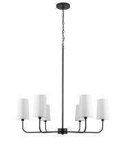 Revolution Lighting GR-633BK - 6 Light Chandelier