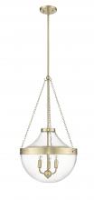 Millennium 20103-MG - Clarra 3-Light Pendant light Modern Gold