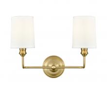 Millennium 99802-VB - Leena 2-Light Vanity Vintage Brass