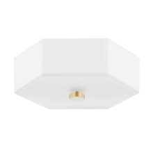 Mitzi by Hudson Valley Lighting H462502-AGB/PN - Lizzie Flush Mount