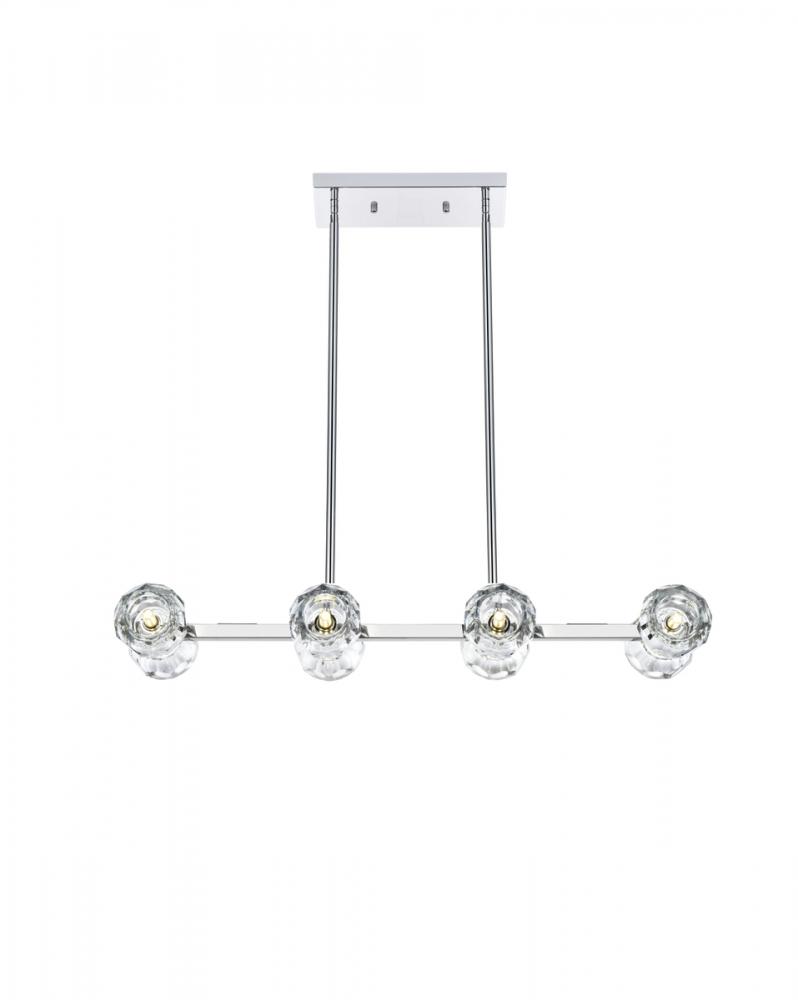 Eren 31 Inch Pendant Light in Chrome