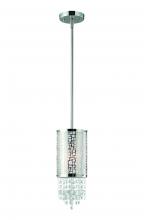 Canarm IPL394A01CH - Benito, IPL394A01CH -G-, 1 Lt Rod Pendant, Shade, 60W Type A, 6inch W x 63.5inch H