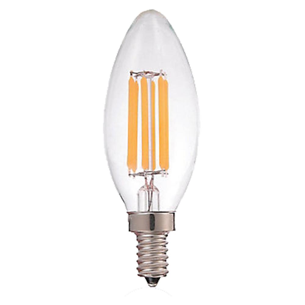 4W B10 Torpedo Candle LED Lamp 3000K Dimmable