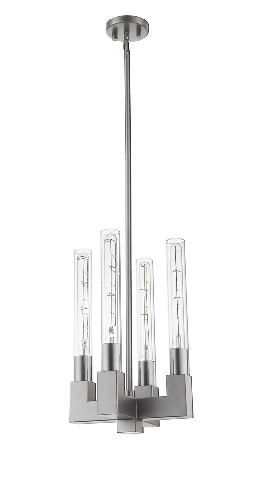 Vivio Roma 4-Light Clear Glass Pendant - NK