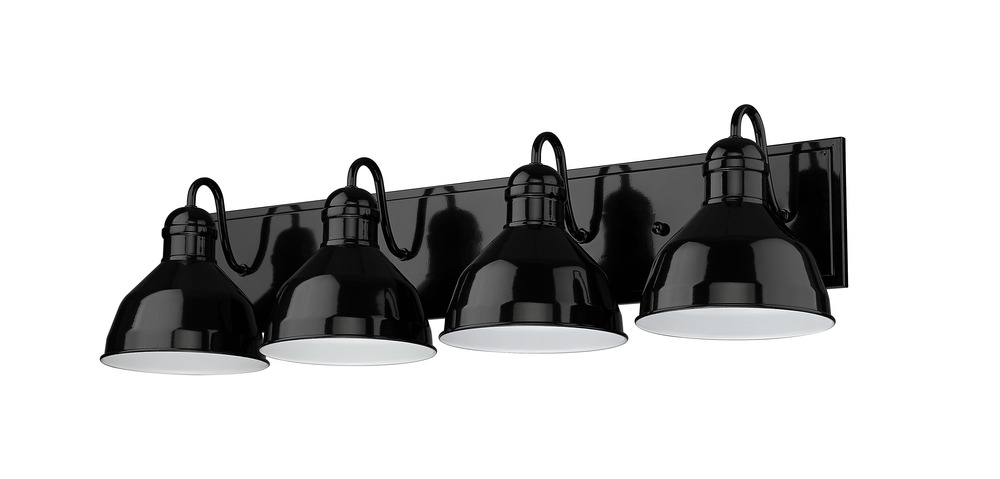 Vivio Gia 4-Light Vanity - Glossy Black