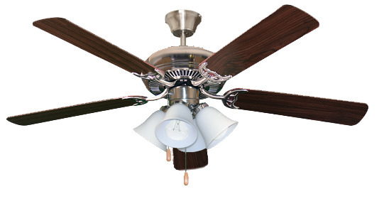 52' 5-Blade NK Fan W/White 4-Light Kit(4x9.5W LED 3000K)