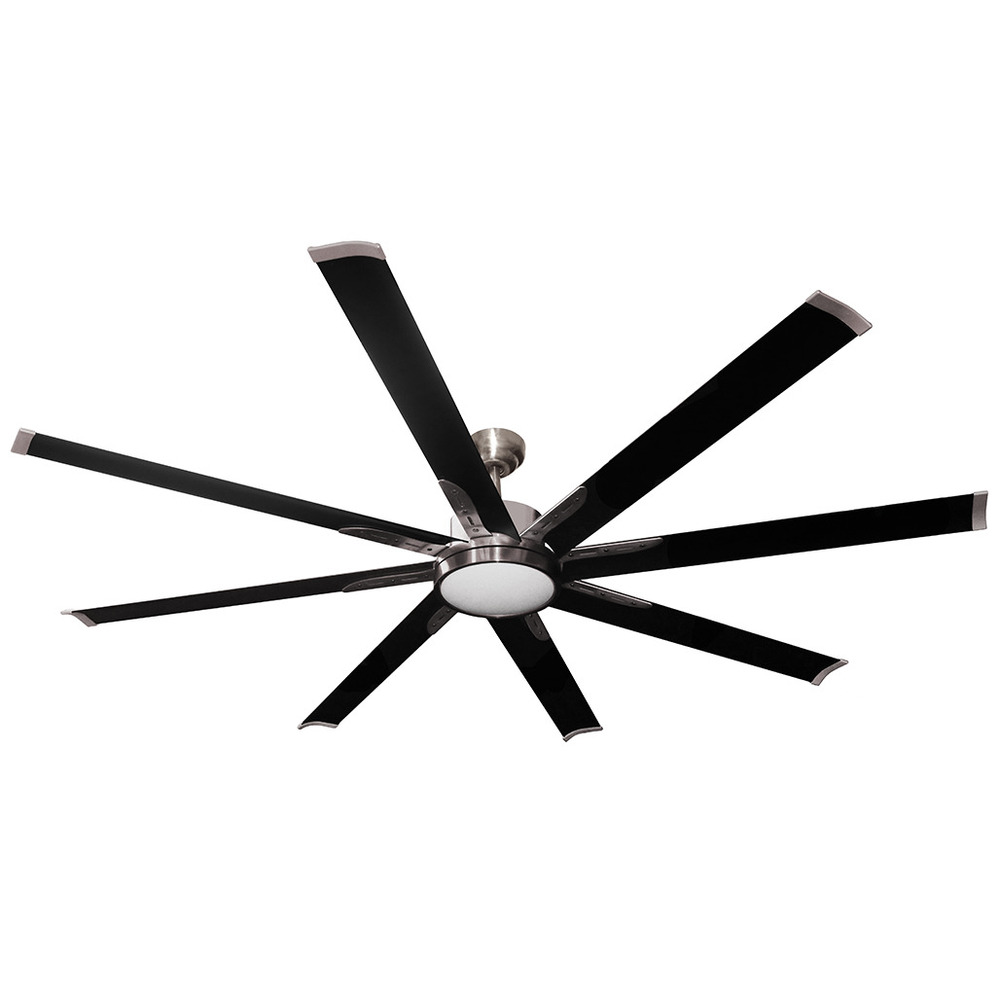 Barecelona 8-Blade 72" NK Fan Matte Black Blades