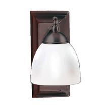 HOMEnhancements 19280 - Dallas 1 Light White Vanity/Sconce - RB