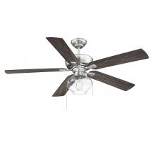 Savoy House Meridian M2009BN - 52" 1-Light Ceiling Fan in Brushed Nickel